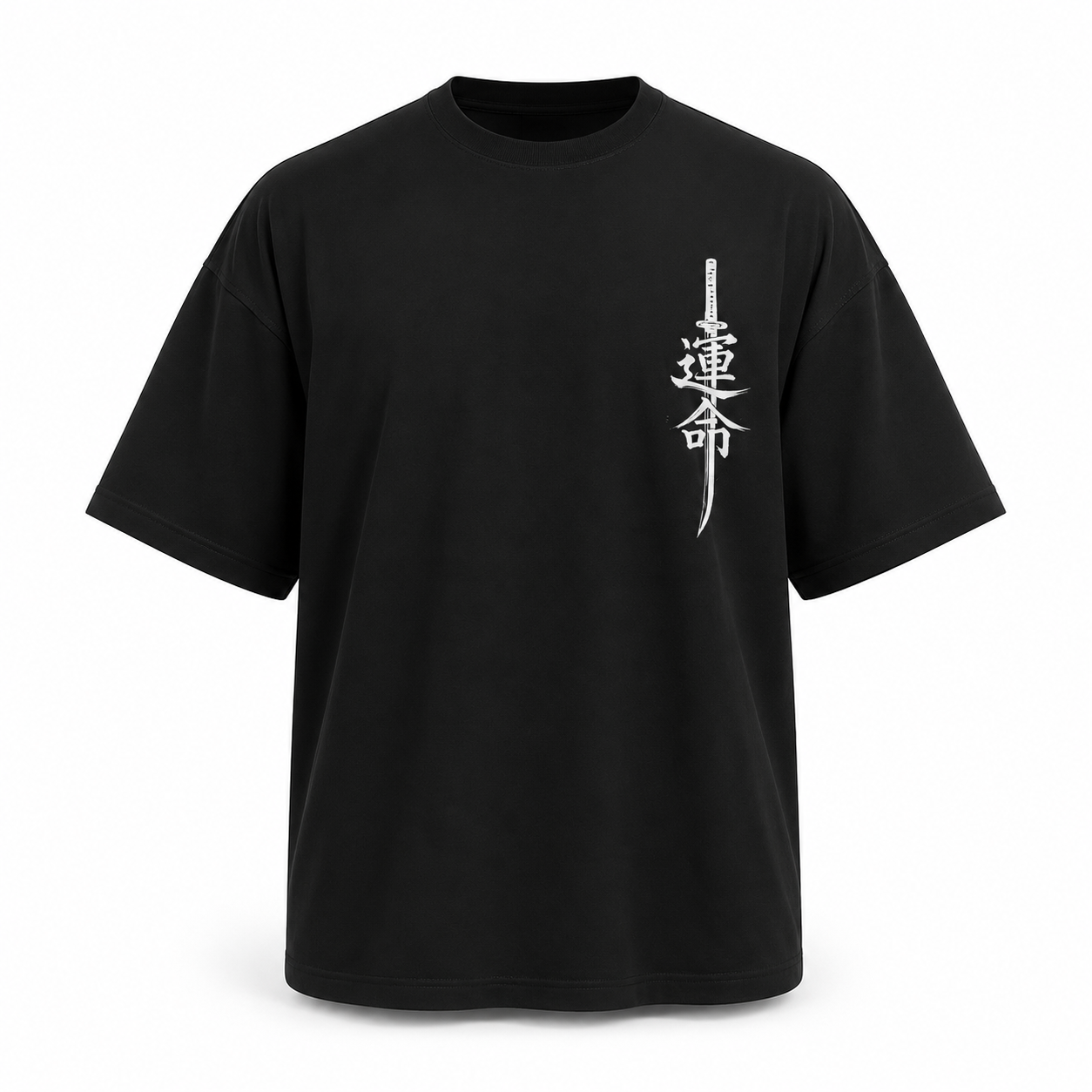 Destiny Oversized Graphic Tee - Black
